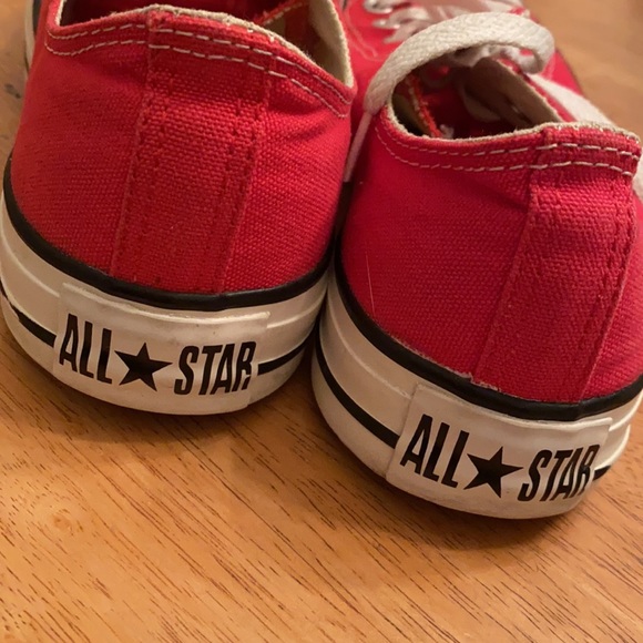 Converse all star sneakers classic red snd white nice M6, W8 unisex - Picture 12 of 15